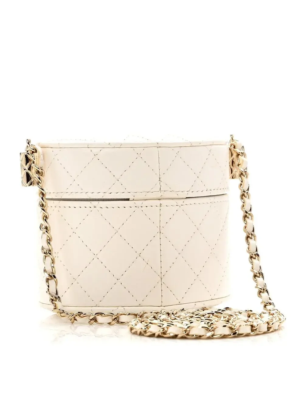 Chanel Lambskin Quilted Round Mini #322109C19B